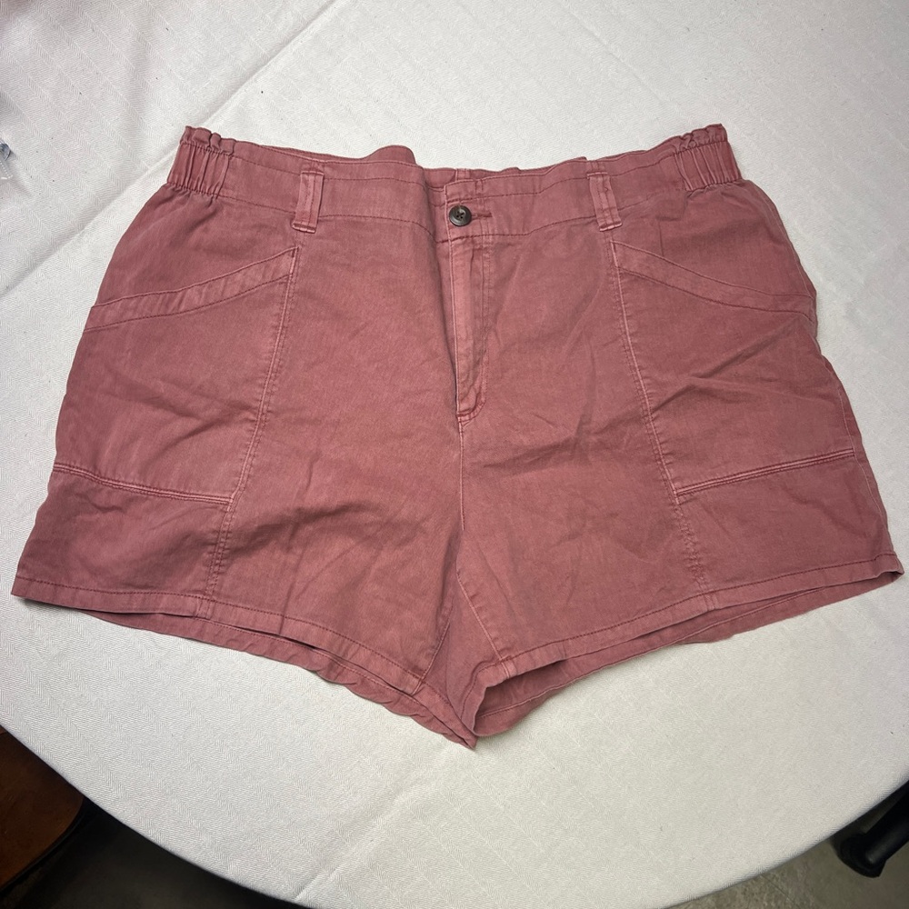Old Navy Pink Cargo Shorts Relaxed Fit